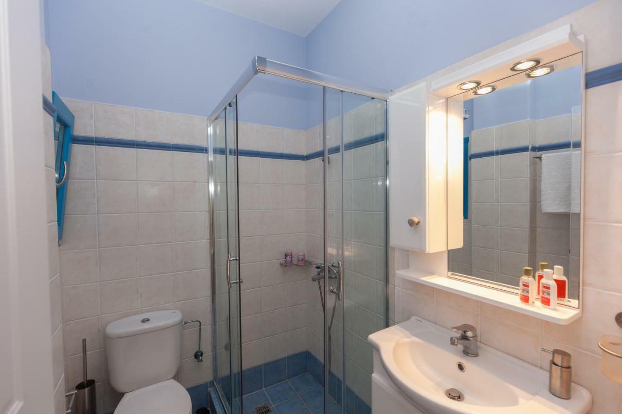 Villa Just Blue With Amazing Sea Views In Piso Livadi Exterior foto
