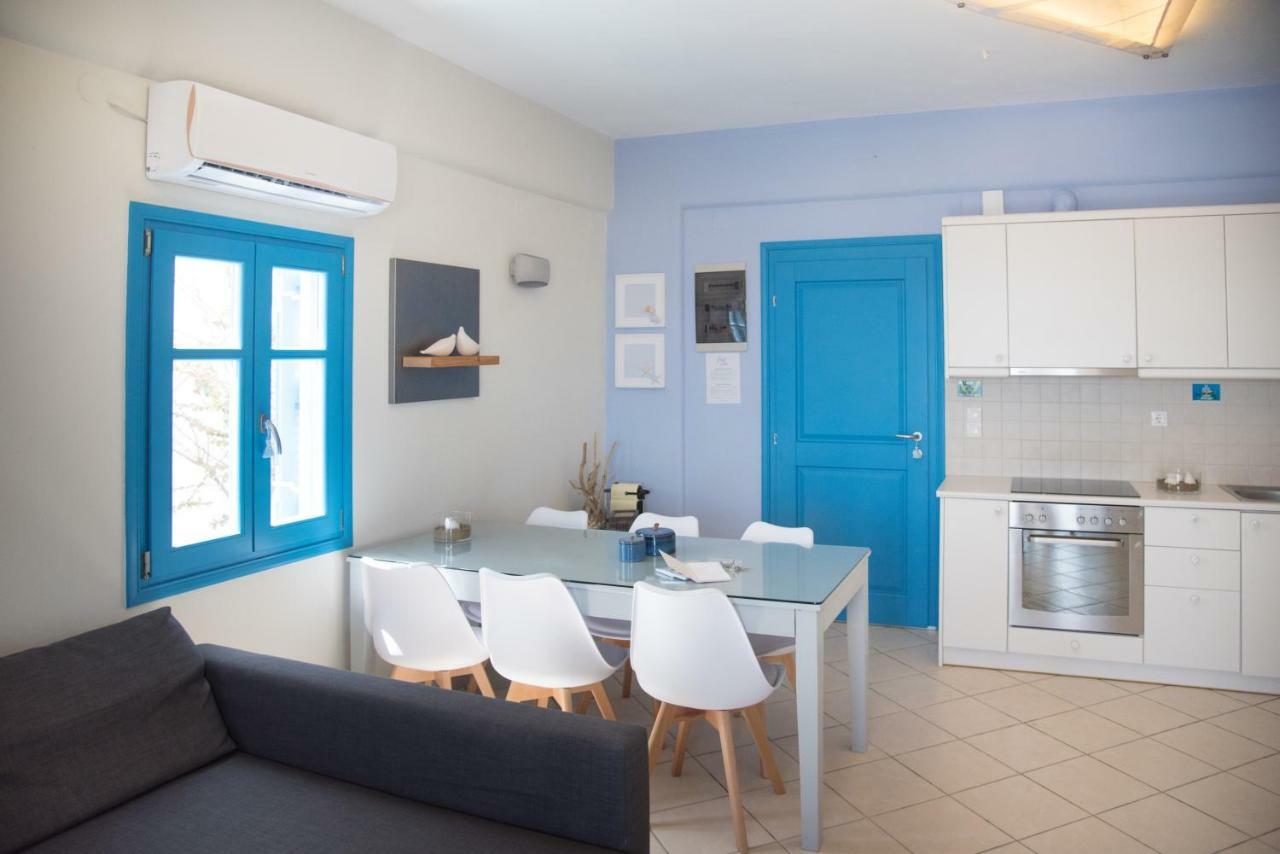 Villa Just Blue With Amazing Sea Views In Piso Livadi Exterior foto